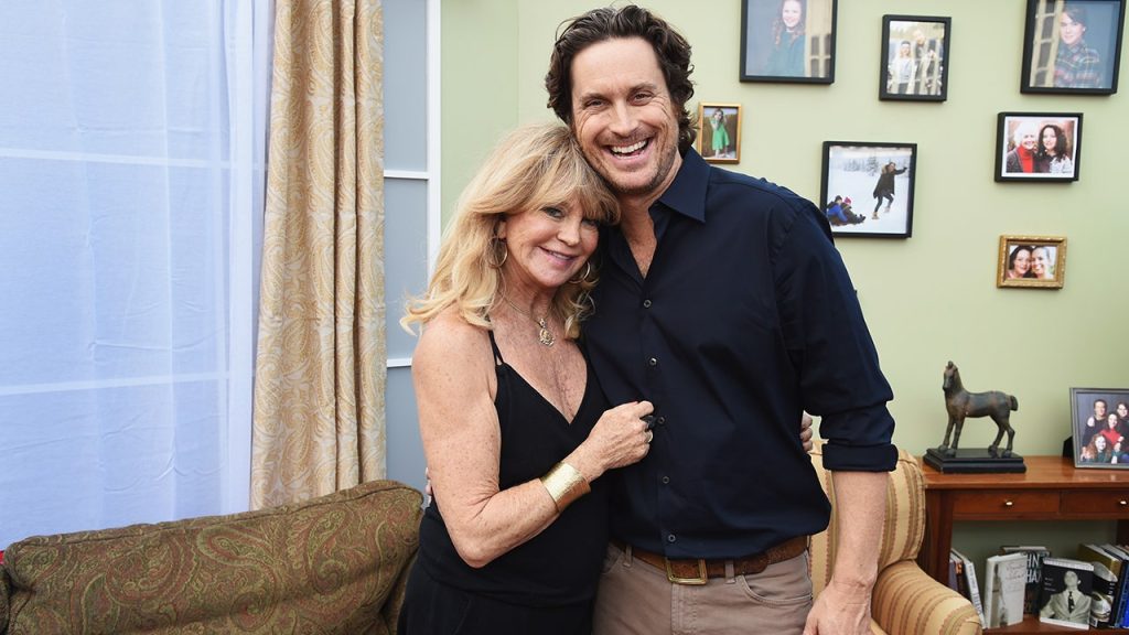 Goldie Hawn posts a playful swimsuit picture to celebrate her son Oliver Hudson's birthday