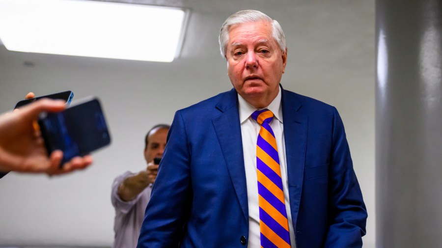 Graham urges Trump to address Russia sanctions following 'Here we go' message