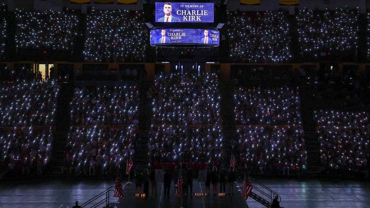 Grieving individuals gather for vigils for Charlie Kirk at USC, ASU, and throughout the country