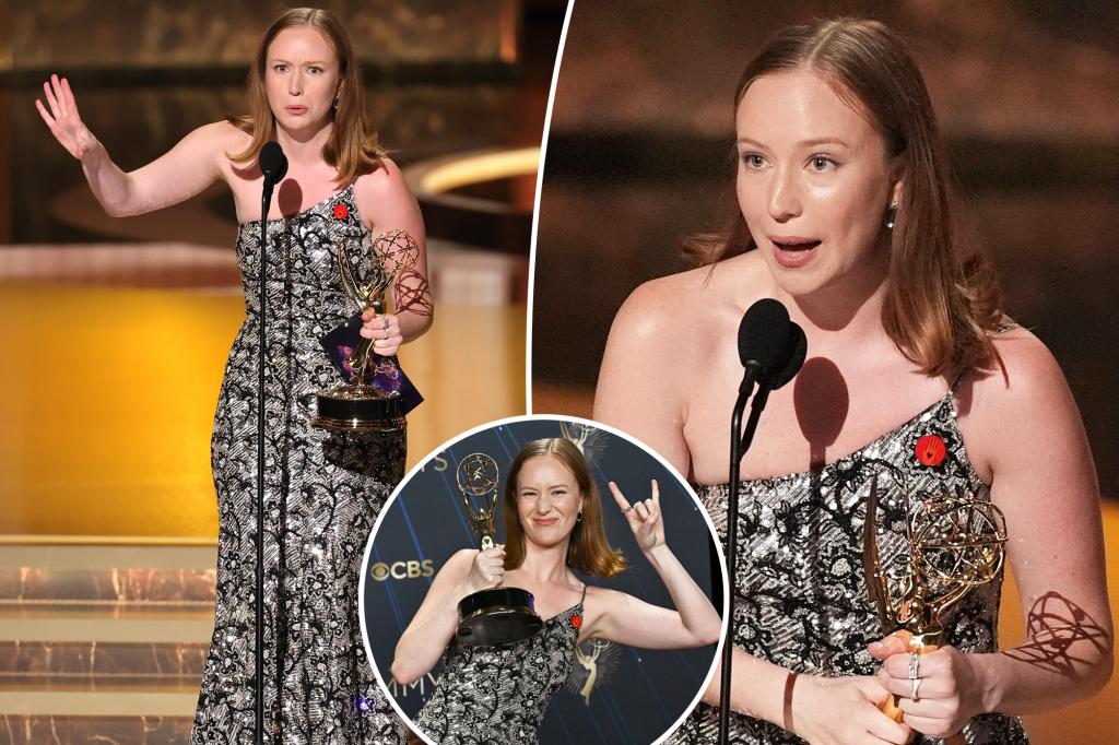 'Hacks' actress Hannah Einbinder criticized for her controversial speech at the 2025 Emmys