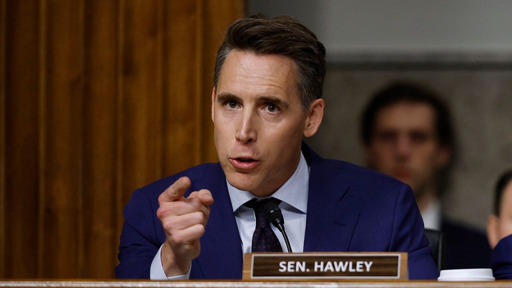 Hawley urges legal action against Meta for not protecting children properly.