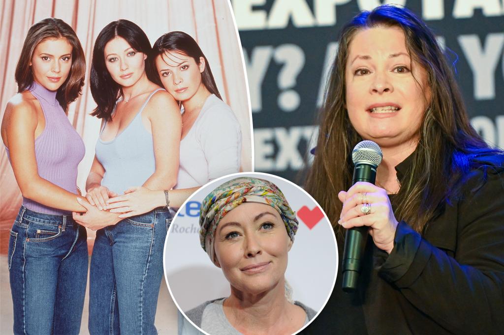 Holly Marie Combs criticizes the 'Charmed' producers for letting go of Shannen Doherty.