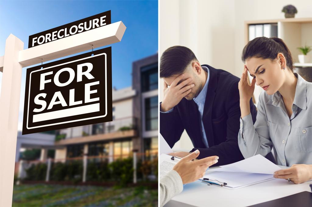 Homeowners face financial difficulties leading to an increase in foreclosures