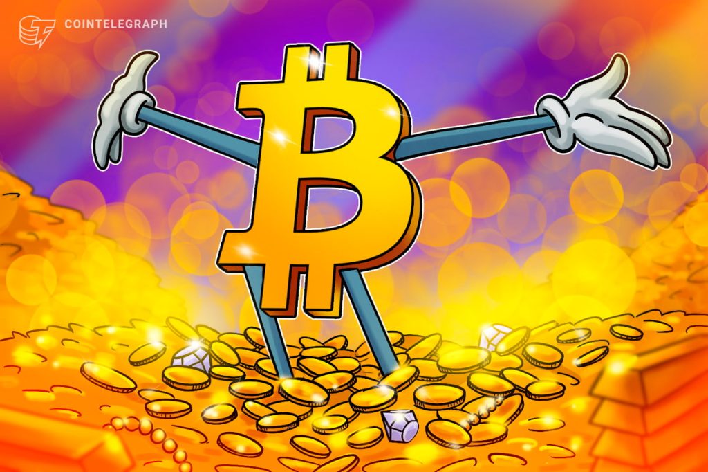 How much can Bitcoin's value increase as gold reaches a record high over $3.5K?