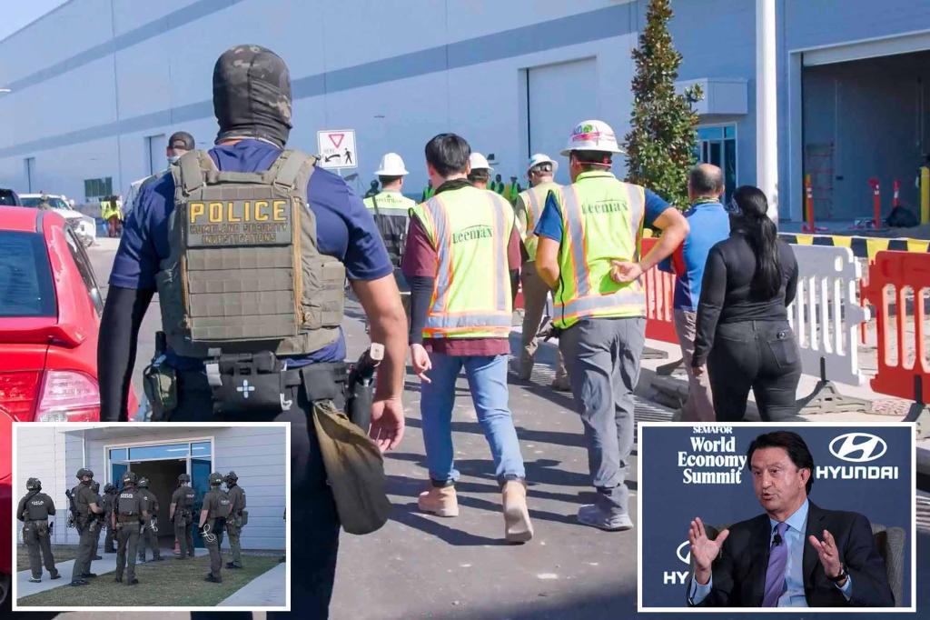 Hyundai CEO reveals he found out about the ICE raid on the Georgia plant through the news.