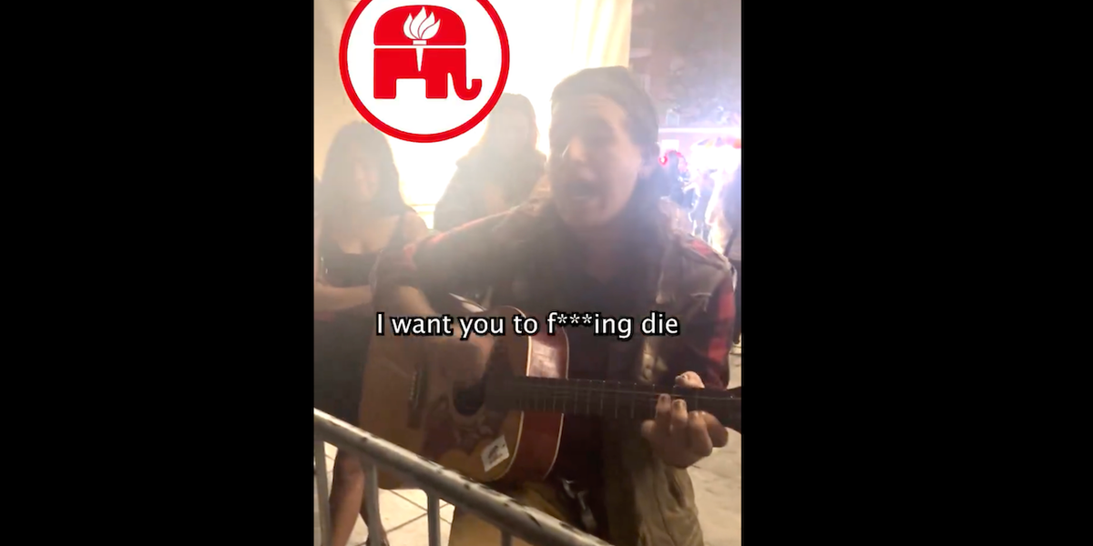 'I don't want your redemption! I want you to f**king die!' Prayer vigil for Charlie Kirk faced with 'pure evil'