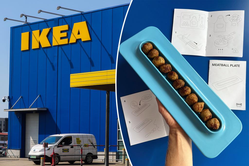 IKEA enthusiasts are captivated by unusual new meatball 'trough' dish.
