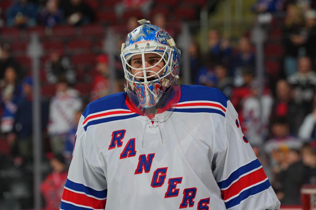 Igor Shesterkin is straightforward about his goals for the Rangers.