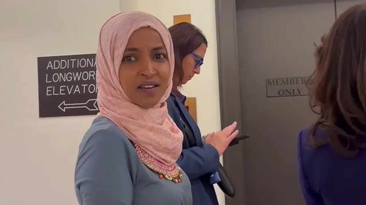 Ilhan Omar addresses worries about political violence from the left.