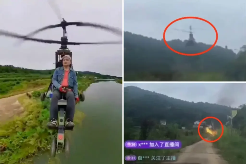 Influencer Tang Feiji passes away in an aircraft crash that caught fire during a livestream.