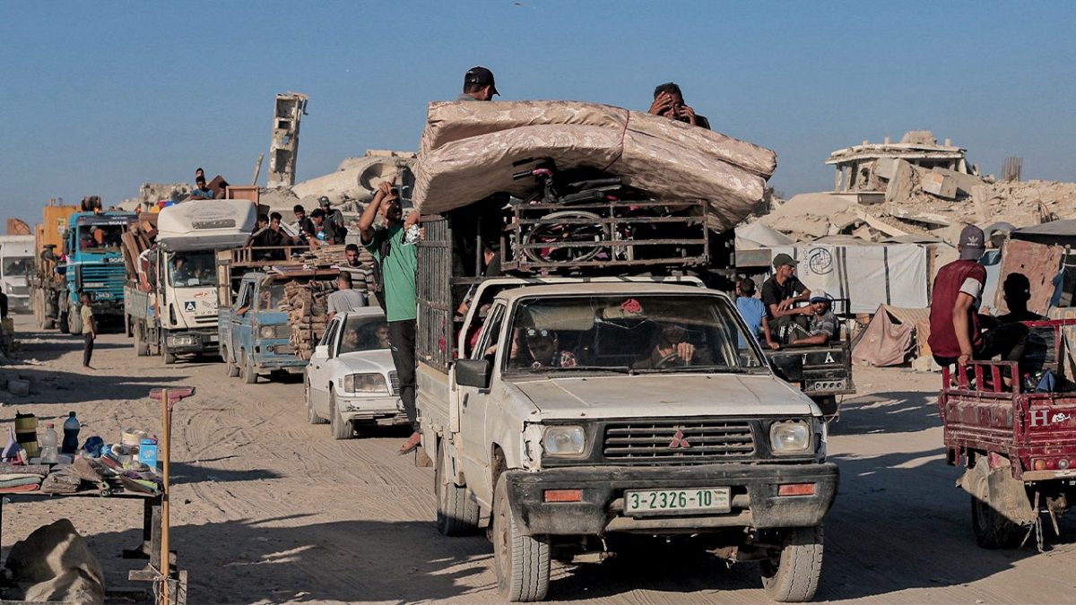 Israel urges Palestinians to leave Gaza City regions without delay.