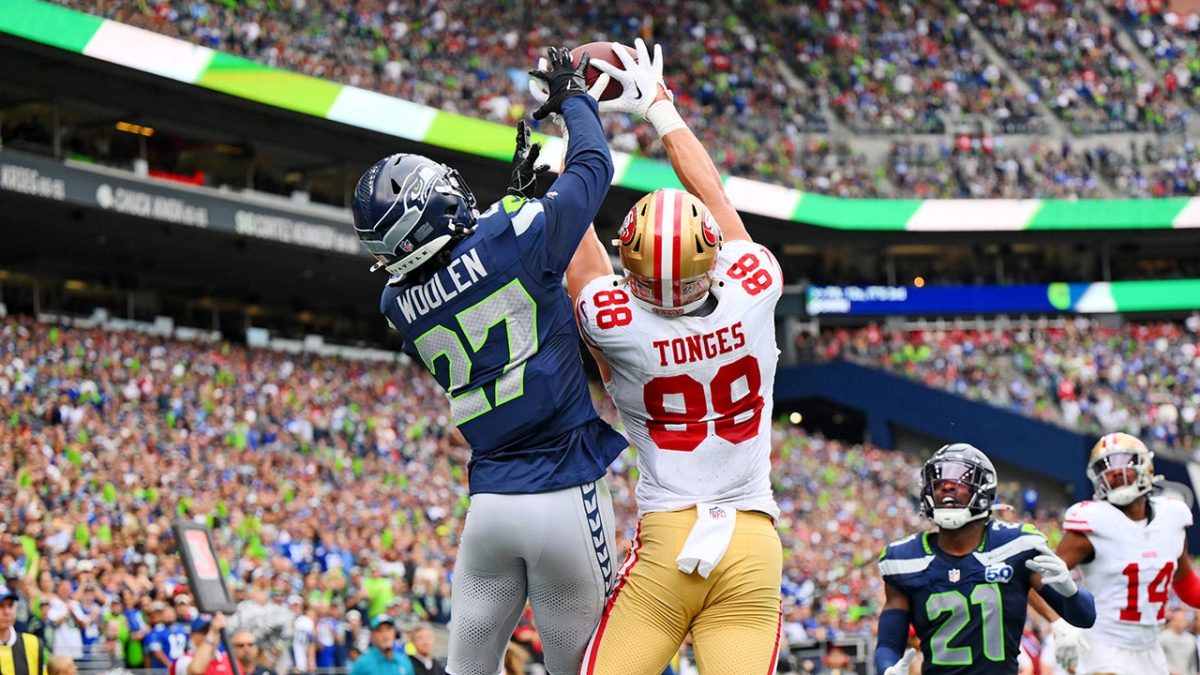 Jake Tonges scores decisive touchdown in 49ers' victory over Seahawks