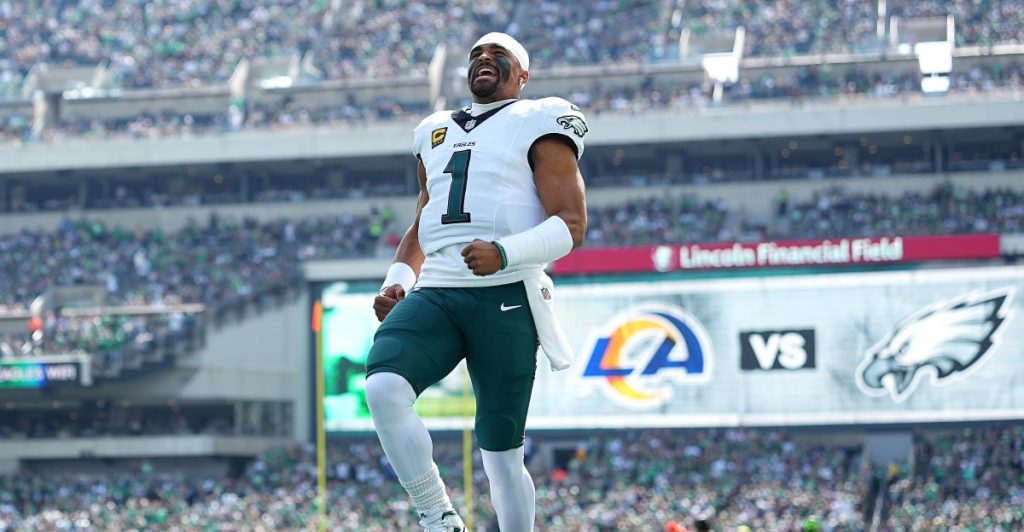 Jalen Hurts rose to the occasion when the Eagles needed him the most