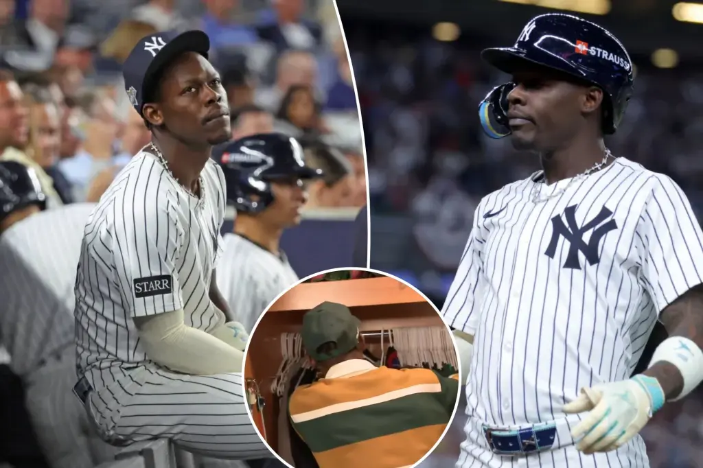 Jazz Chisholm Jr.'s body language after the game speaks volumes following the Yankees' Game 1 defeat.