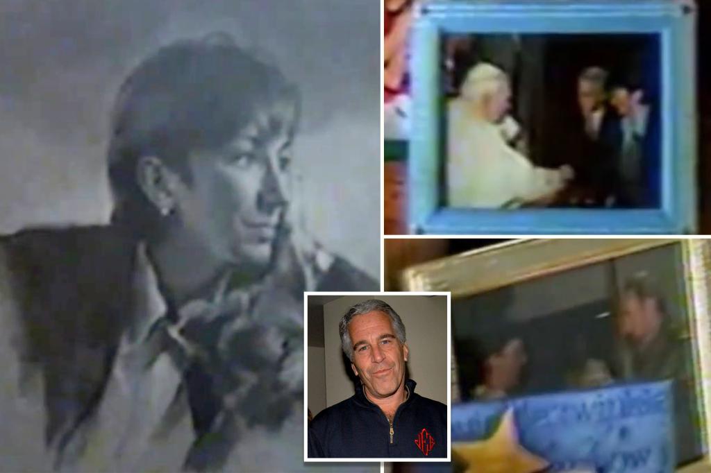 Jeffrey Epstein displayed photos of a naked woman at his Palm Beach home: videos
