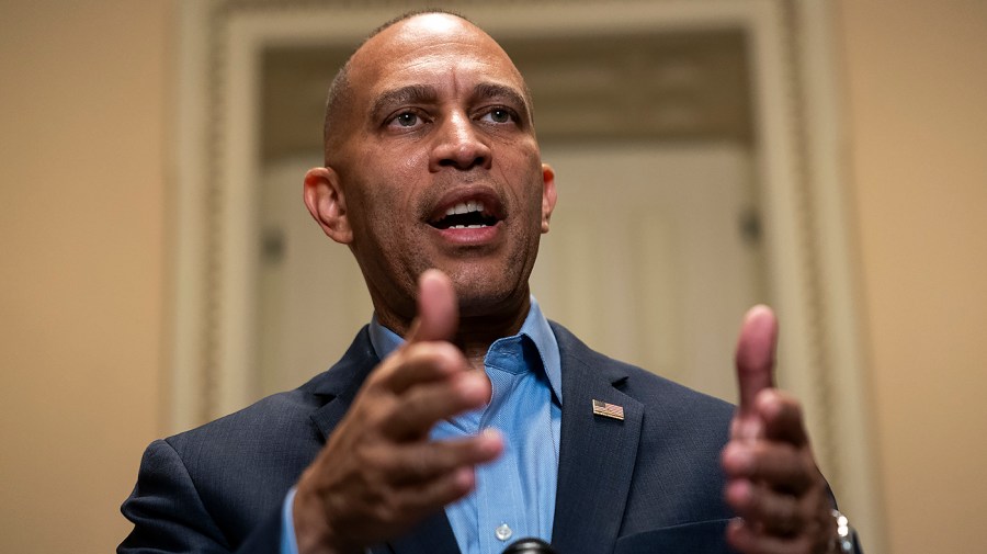 Jeffries criticizes Trump&rsquo;s budget director for threatening layoffs: &lsquo;Harmful political operative&rsquo;
