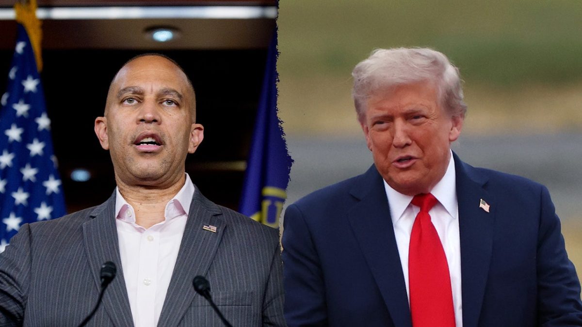 Jeffries describes Trump's comments as 'unbalanced' with a government shutdown approaching.