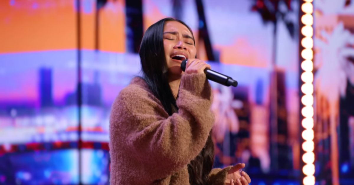Jessica Sanchez, a finalist on AGT, shares that her belief in Christ has kept her strong.