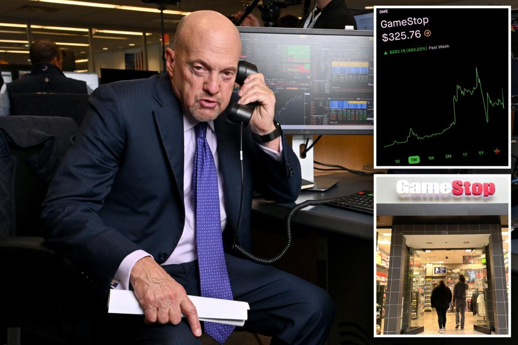 Jim Cramer states he had to employ bodyguards after his remarks on the GameStop meme surge.