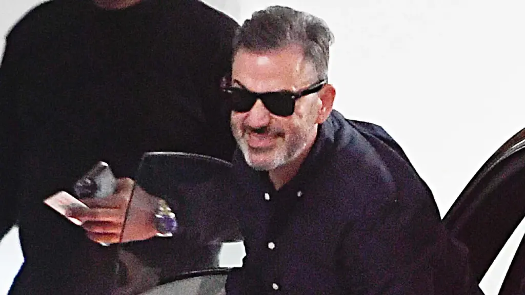 Jimmy Kimmel seen for the first time since his show was put on hold by the network