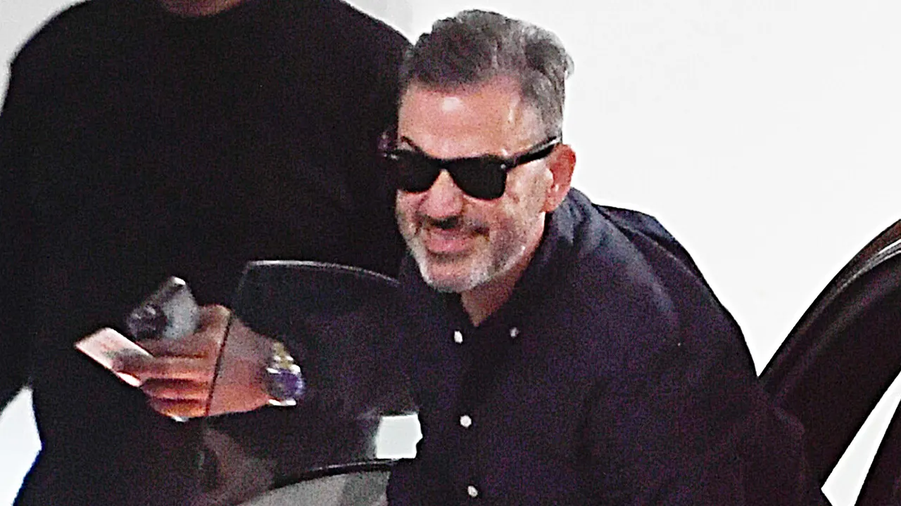 Jimmy Kimmel seen for the first time since his show was put on hold by the network