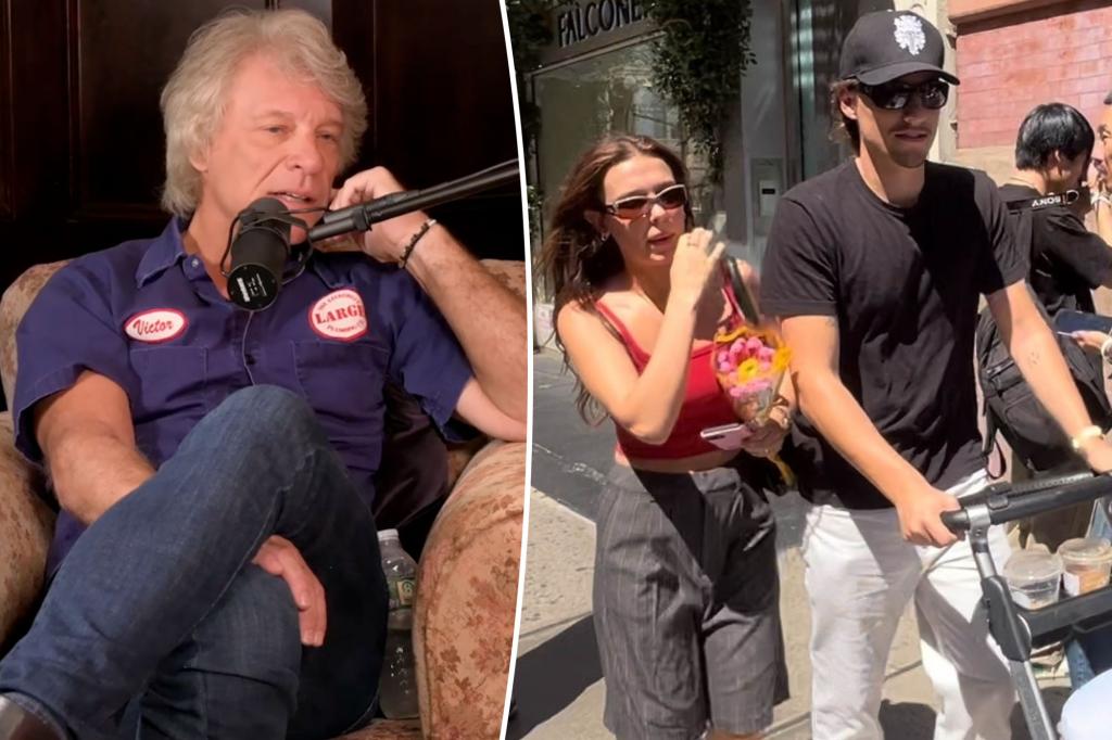 Jon Bon Jovi speaks out about son Jake and Millie Bobby Brown welcoming their first child