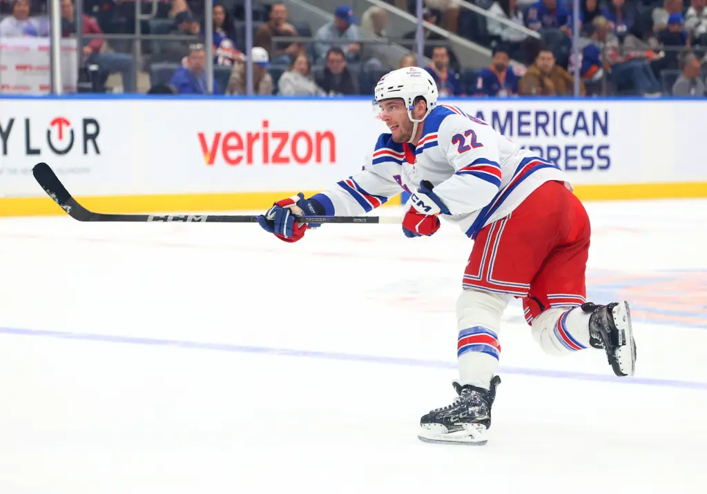 Jonny Brodzinski's competition for a spot on the Rangers team has been unnoticed.