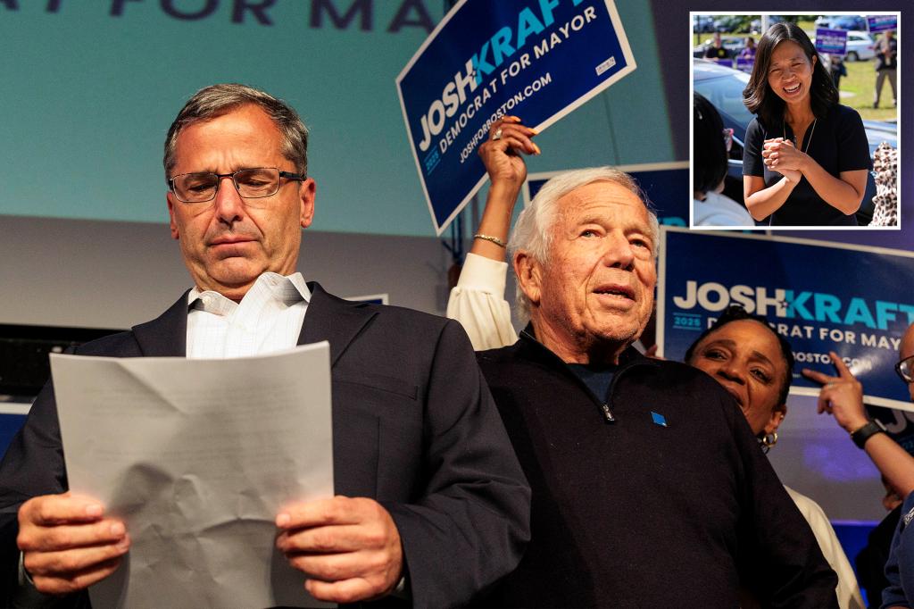 Josh Kraft withdraws from the Boston mayoral race against Michelle Wu.