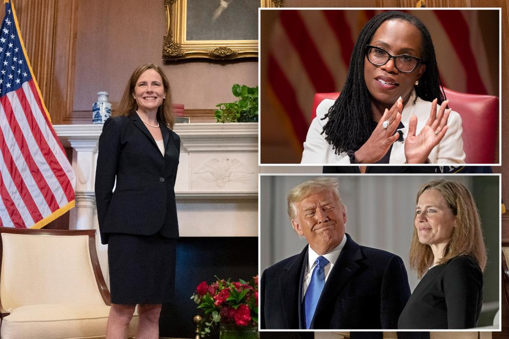 Justice Amy Coney Barrett supports Jackson's comments as justified during an uncommon public event.