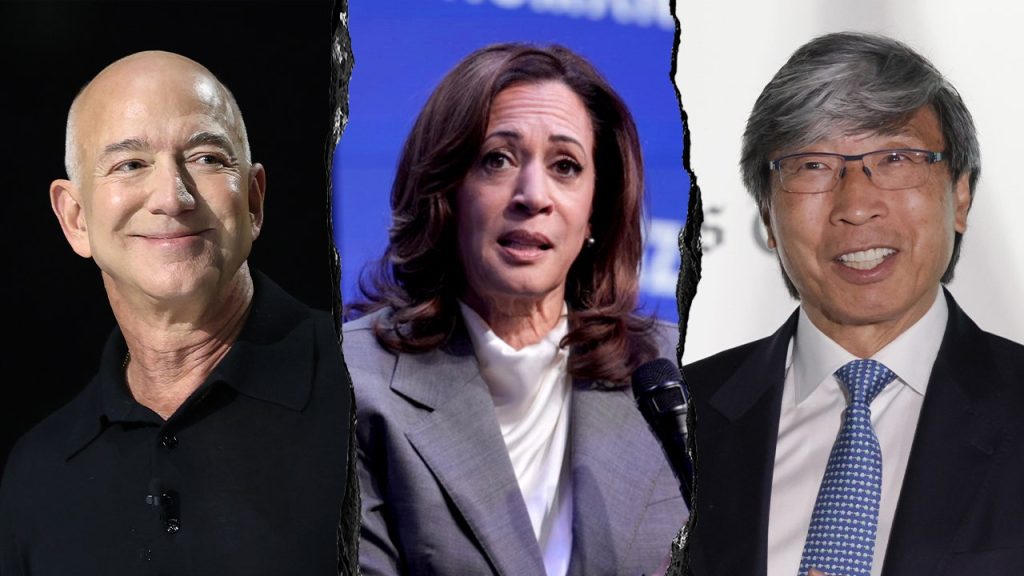 Kamala Harris criticizes Washington Post and LA Times for not endorsing her in 2024.