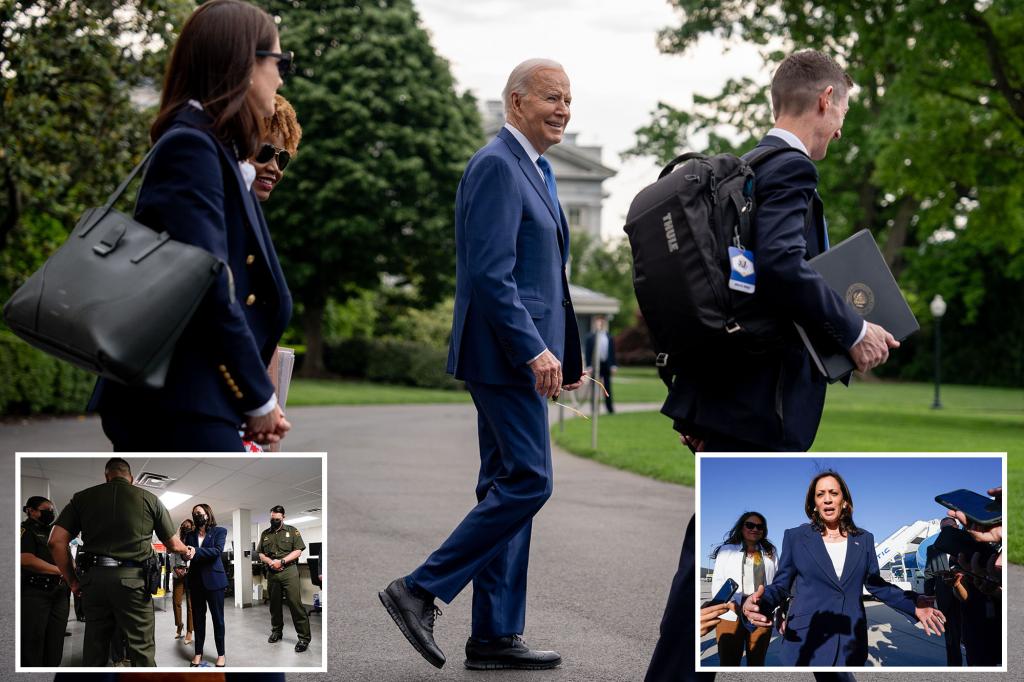 Kamala Harris says Biden's team allowed her to take the blame for the border crisis to stop her increasing popularity.