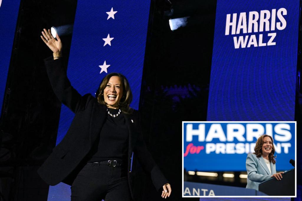 Kamala Harris thinks she remains a leader in the Democratic Party, according to a report.