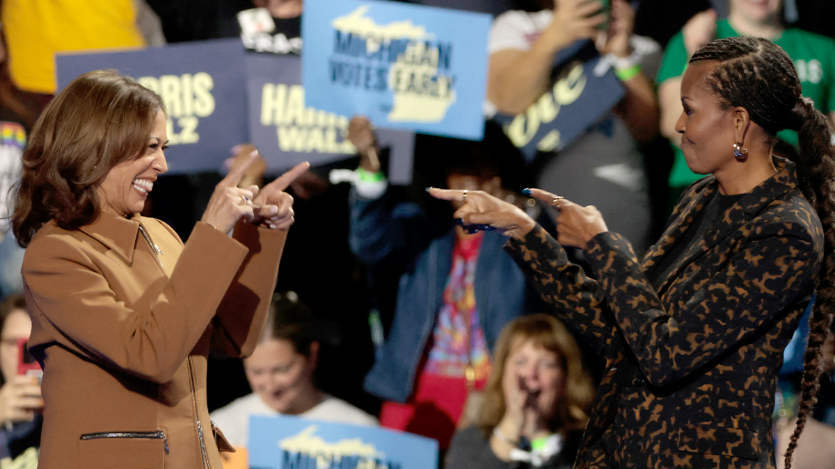 Kamala Harris's book references Michelle Obama just three times in 300 pages.