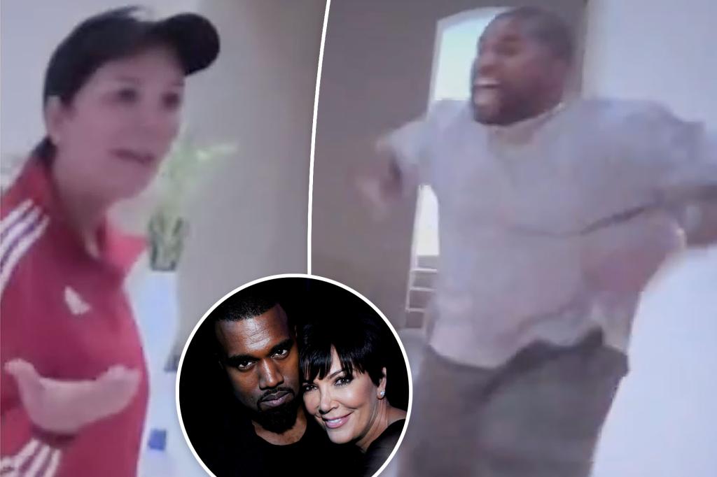Kanye West yells at Kris Jenner while she urges him to take his medicine in a documentary