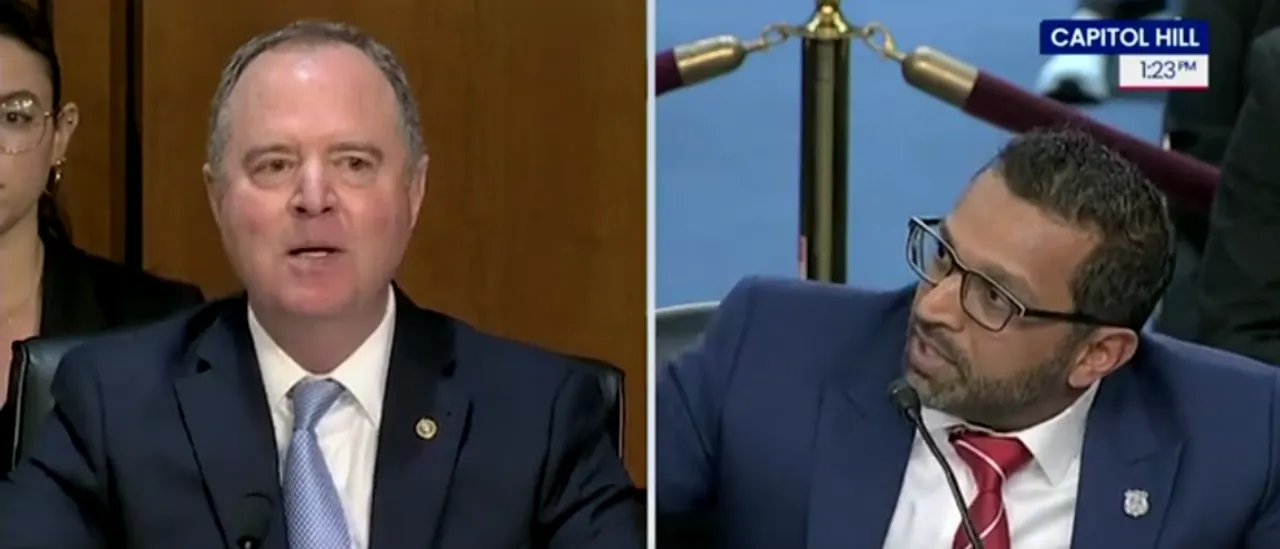 Kash Patel Launches Harsh Criticism at 'Fool' Adam Schiff During Congressional Argument