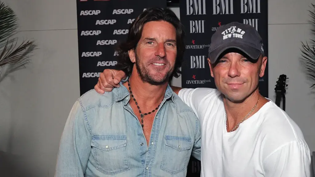 Kenny Chesney honors his songwriter friend Brett James who passed away at 57.