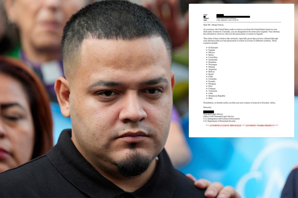 Kilmar Abrego Garcia may be deported to the small African country of Eswatini after turning down a deal from Trump.