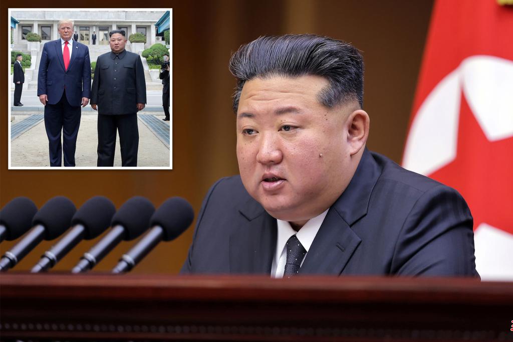 Kim Jong Un reminisces about positive moments with Trump and requests the US to ease denuclearization demands.