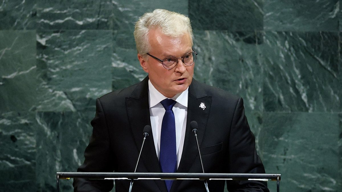 Lithuania's leader supports Trump's firm position on Russia during UN address