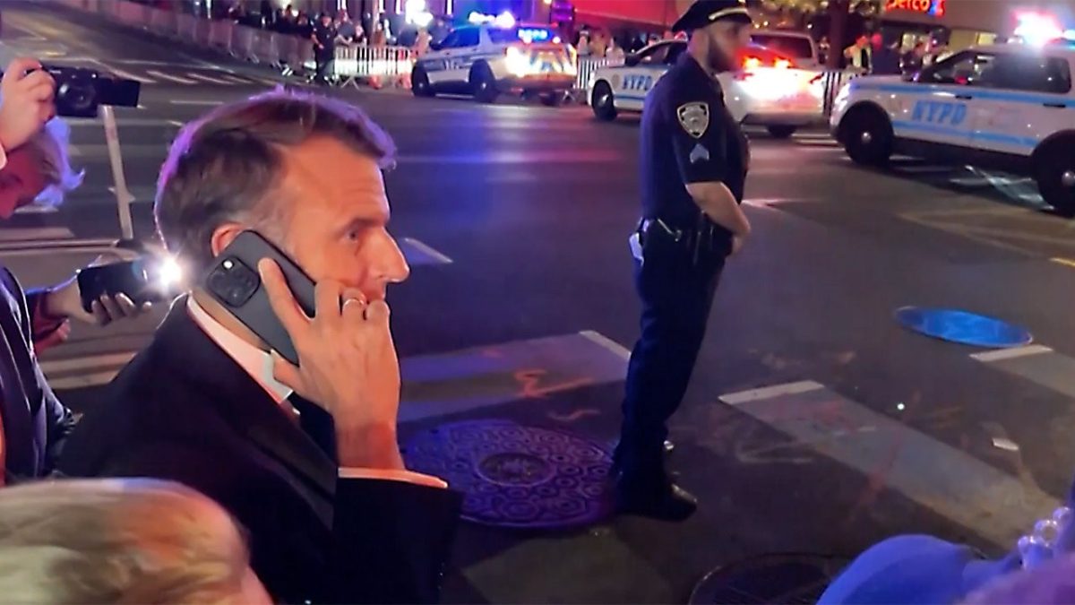Macron trapped on New York street due to Trump motorcade, reaches out to him directly