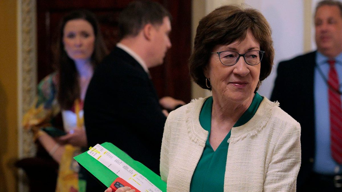 Maine senator Collins challenged by attack ads for opposing stock trading ban