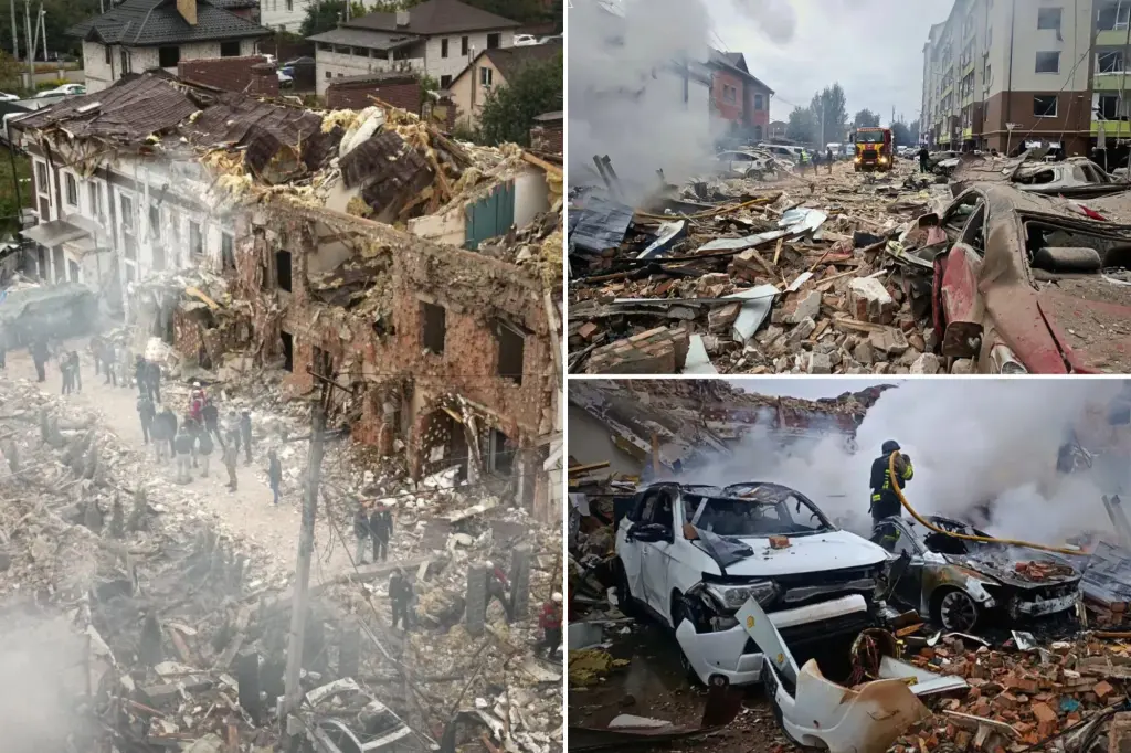 Major Russian drone and missile strike on Kyiv results in 4 deaths and at least 10 injuries