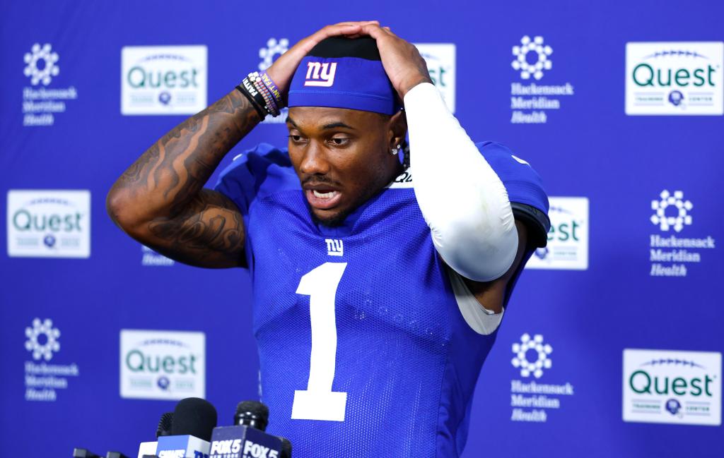 Malik Nabers of the Giants promises to pay more attention to his behavior on the sidelines