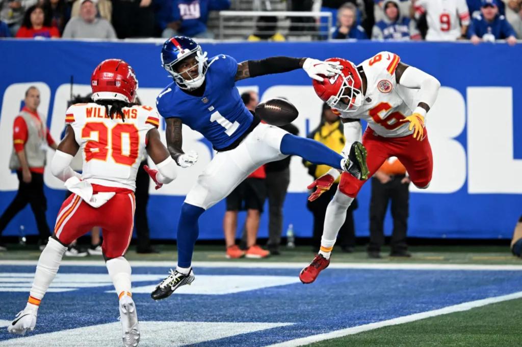 Malik Nabers out of practice, uncertain about Week 4 availability