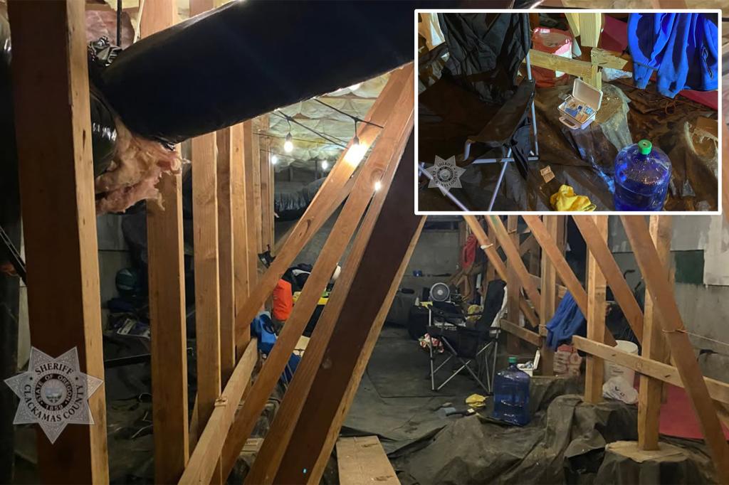 Man found residing in customized crawl space of charming condo complex in Oregon