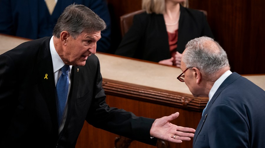 Manchin reveals in new book that Schumer aimed for a 'spectacle' in the effort to abolish the filibuster.