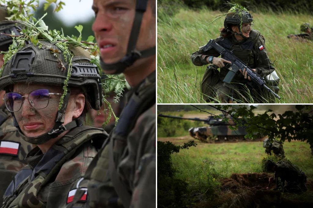 Many people in Poland are pursuing military training due to concerns about a Russian attack.
