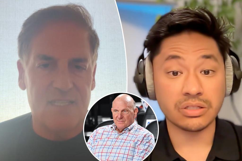 Mark Cuban criticizes Pablo Torre for supporting Steve Ballmer during the Kawhi Leonard controversy.