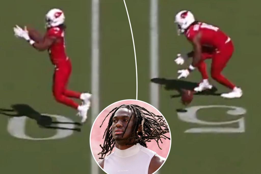 Marvin Harrison Jr. of the Cardinals experiences a setback with surprising drop.