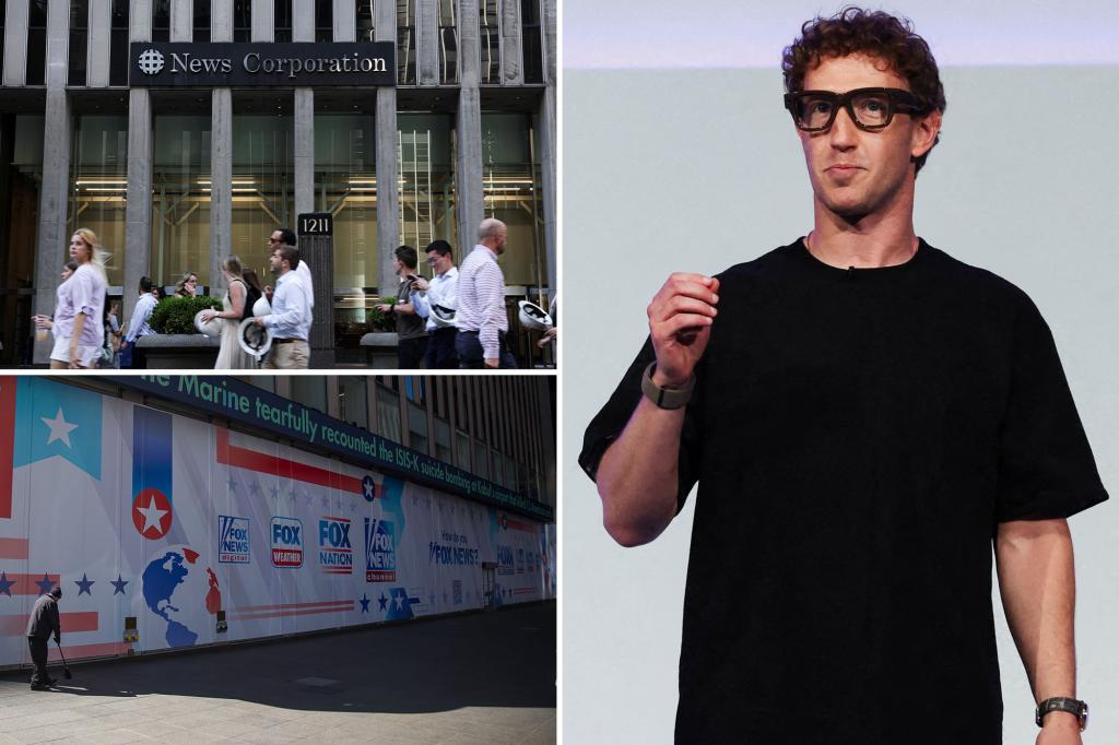 Meta discussing AI content licensing with Fox Corp and News Corp: report